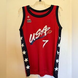Sheryl Swoopes 1995 Vintage Champion Red USA Basketball Jersey